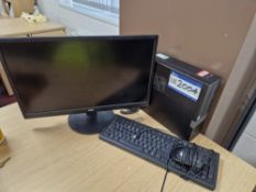 Dell Vostro 3470 Core i3 8th Gen Desktop PC, Monitor, Keyboard & Mouse