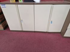 Two Bisley 2 Door Filing Cabinets