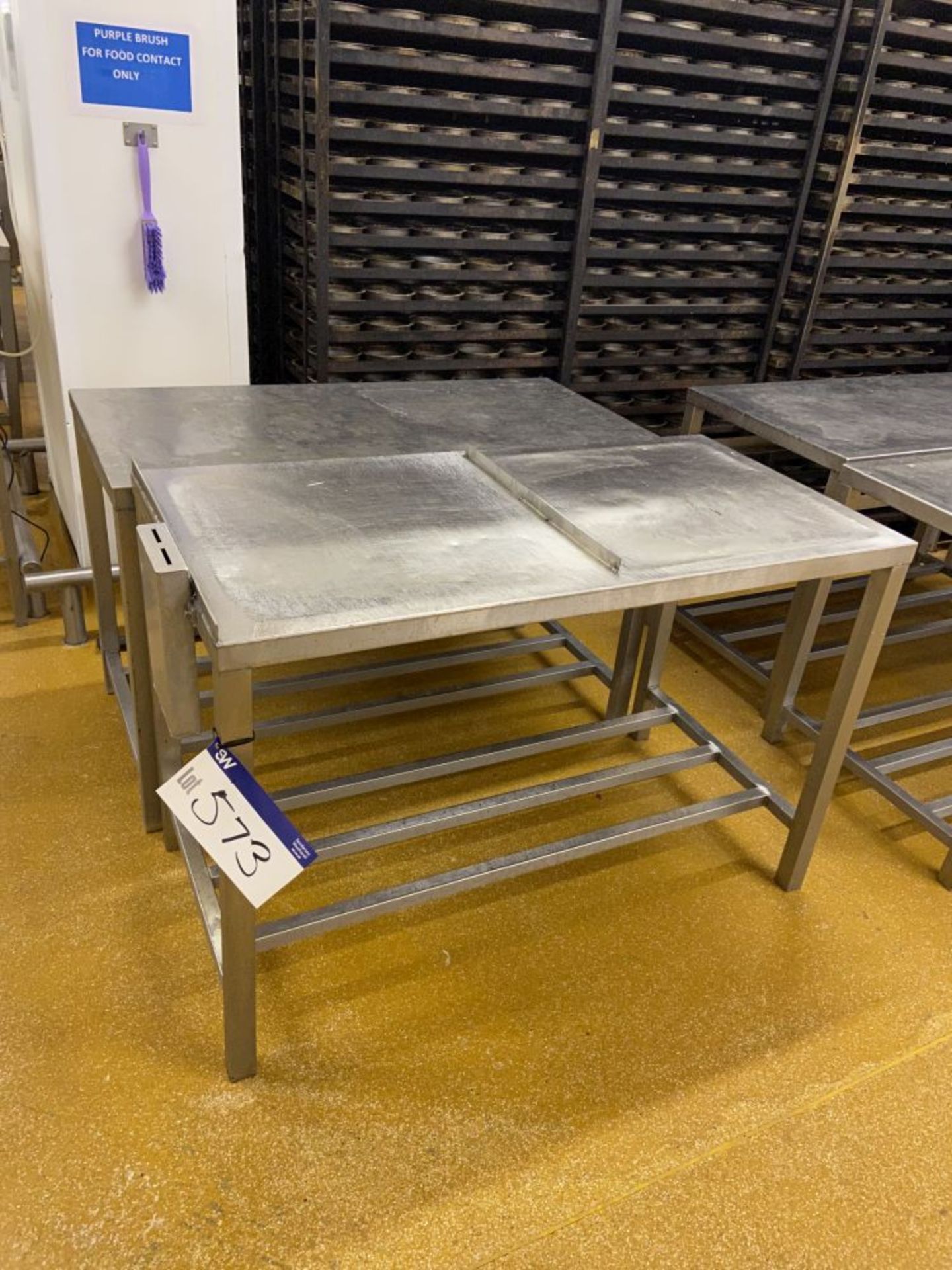 Two Stainless Steel Benches, approx. 1.2m x 600mmPlease read the following important notes:- ***