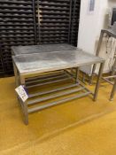 Two Stainless Steel Benches, approx. 1.2m x 600mmPlease read the following important notes:- ***