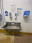 Knee Operated Twin Stainless Steel Sink, approx. 1m x 450mmPlease read the following important