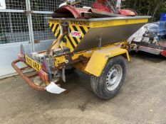Logic GDS250 Single Axle Salt Spreading Trailer, year of manufacture 2010, 900kgPlease read the
