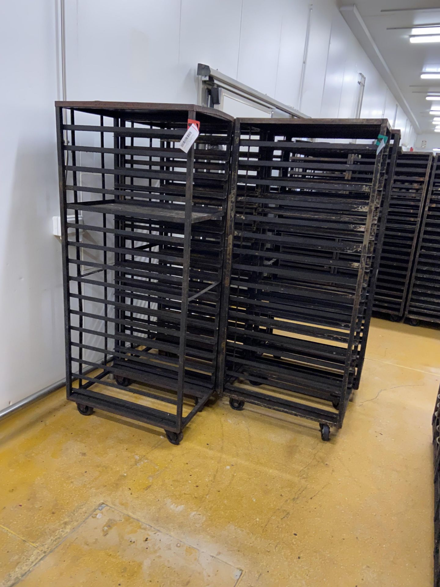 20 Stainless Steel Multi-Tier Mobile Tray Racks, each approx. 760mm x 530mm x 1780mm high, with a - Image 3 of 5