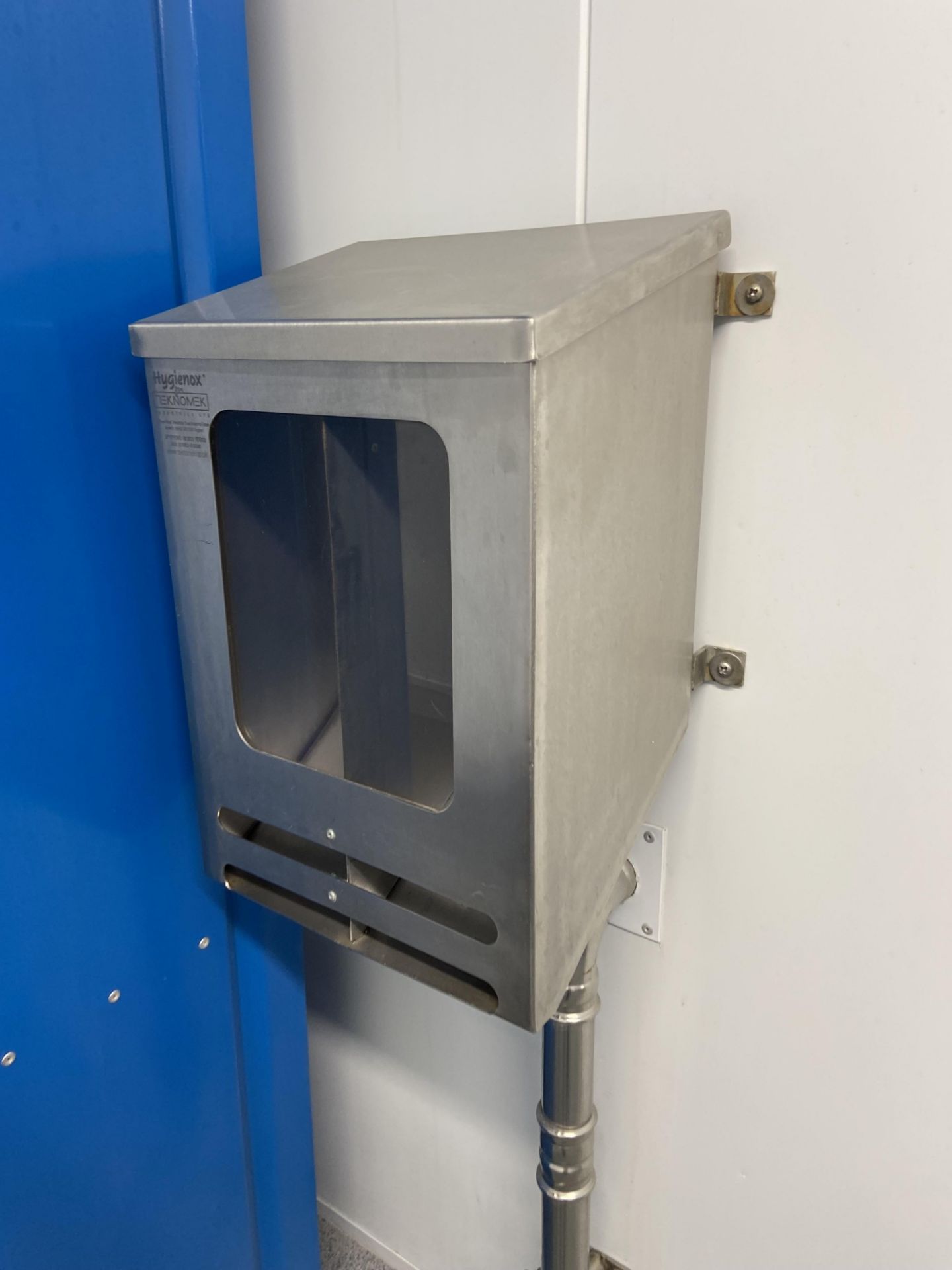 Two Wall Mounted Stainless Steel Glove Cases, approx. 410mm widePlease read the following - Image 3 of 3