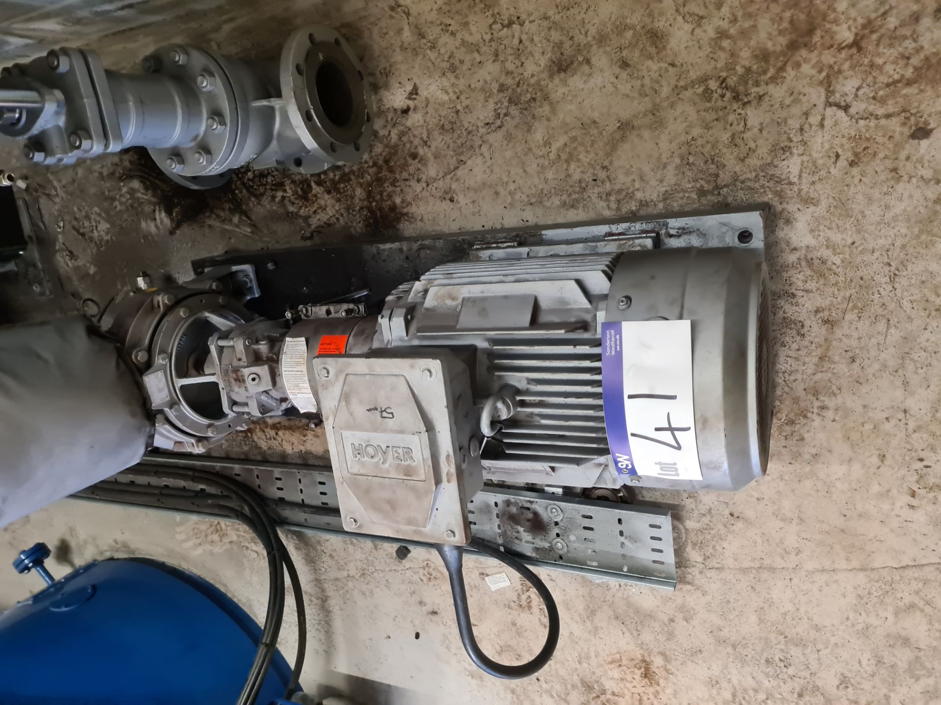 Allweiler NTWH40-25DU3.3A-K1W141 Centrifugal Pump, serial no. 1036746, 43.8m³/hr, with 18.5kW - Image 2 of 4