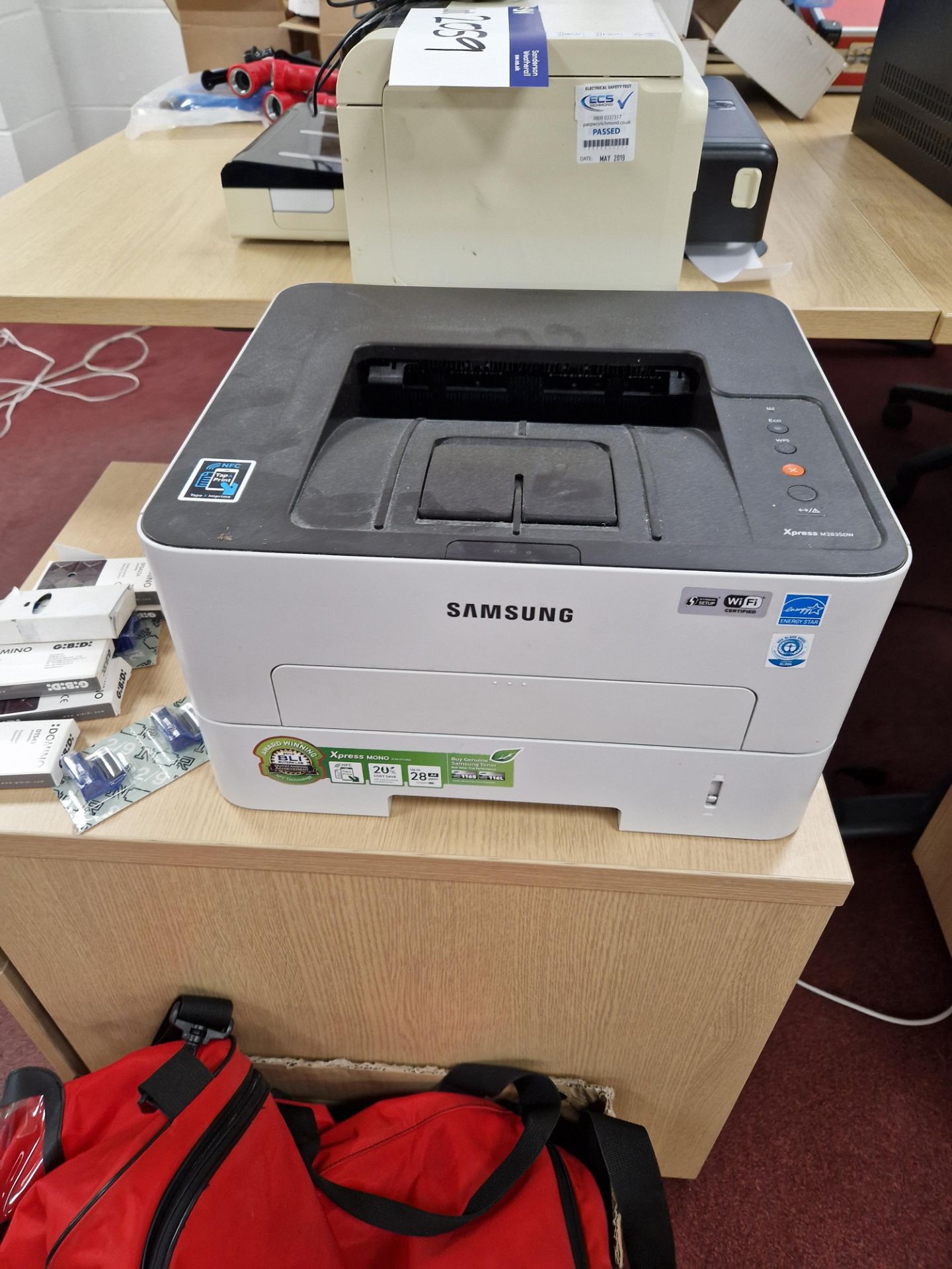 HP Officejet Pro 8000 Wireless Printer and Samsung Xpress M2835DW Printer - Image 2 of 2