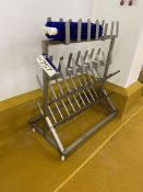 Mobile Stainless Steel Boot Rack, approx. 1.22m widePlease read the following important notes:- ***
