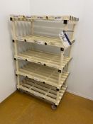 Mobile Four Tier RackPlease read the following important notes:- ***Overseas buyers - All lots are