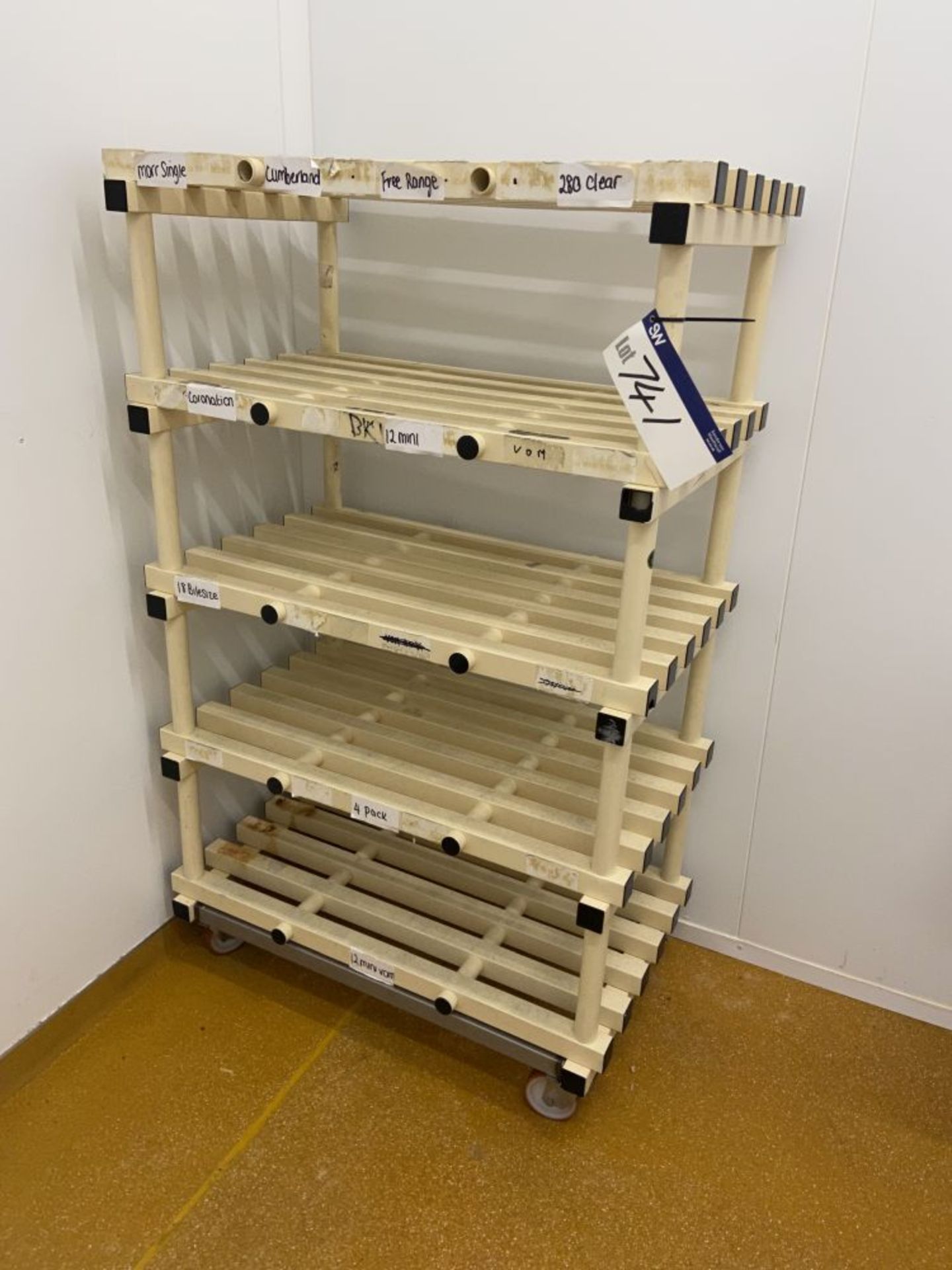 Mobile Four Tier RackPlease read the following important notes:- ***Overseas buyers - All lots are