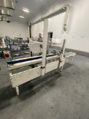 Endoline 607 Top Case Taper, serial no. 00069229, 415V, 6 bar, with outfeed gravity roller conveyor,