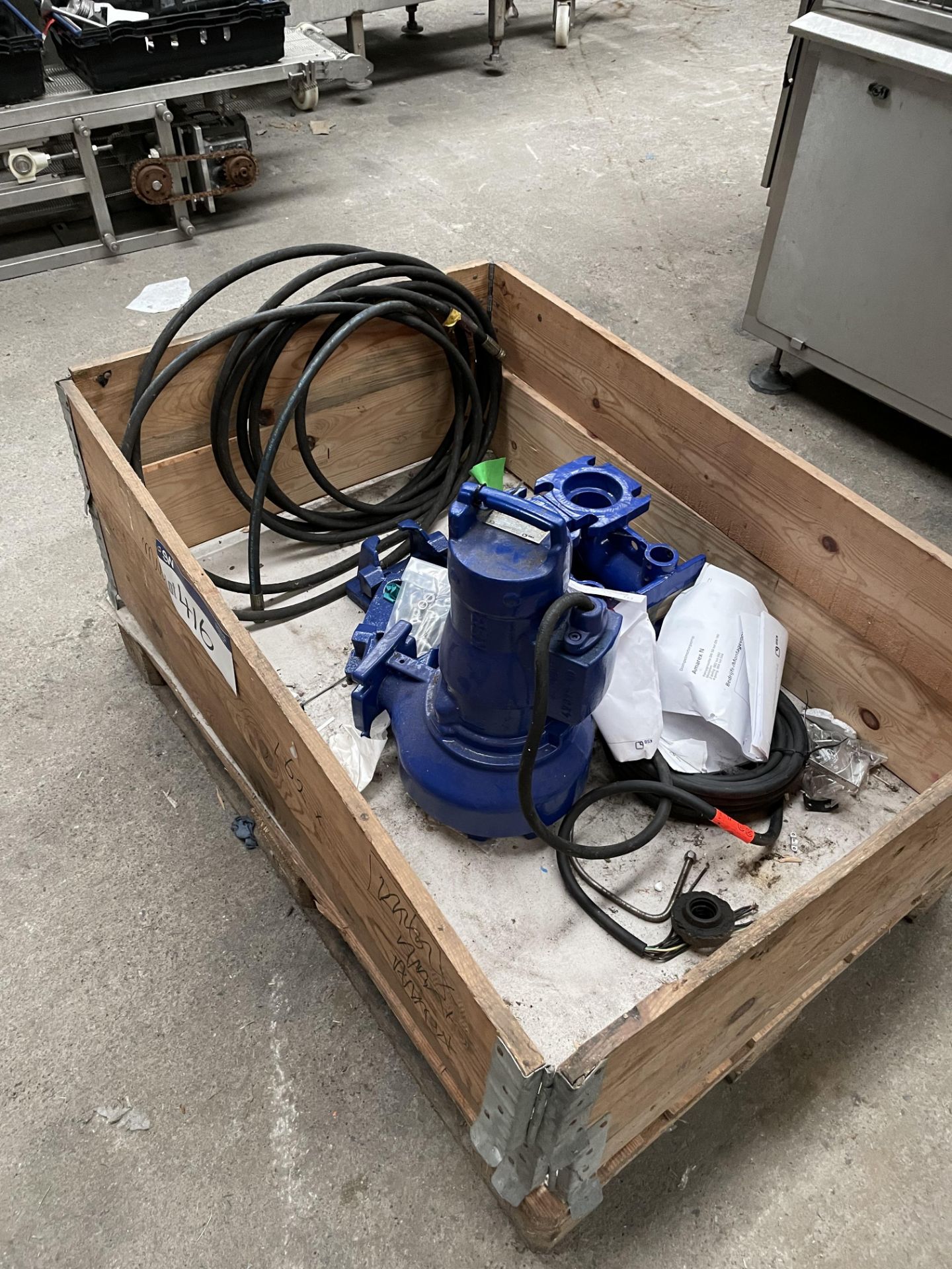 KSB Amarex MP65-220/024ULC/185 Pump Unit, as set out in timber cratePlease read the following