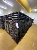 20 Stainless Steel Multi-Tier Mobile Tray Racks, each approx. 760mm x 530mm x 1780mm high, with a