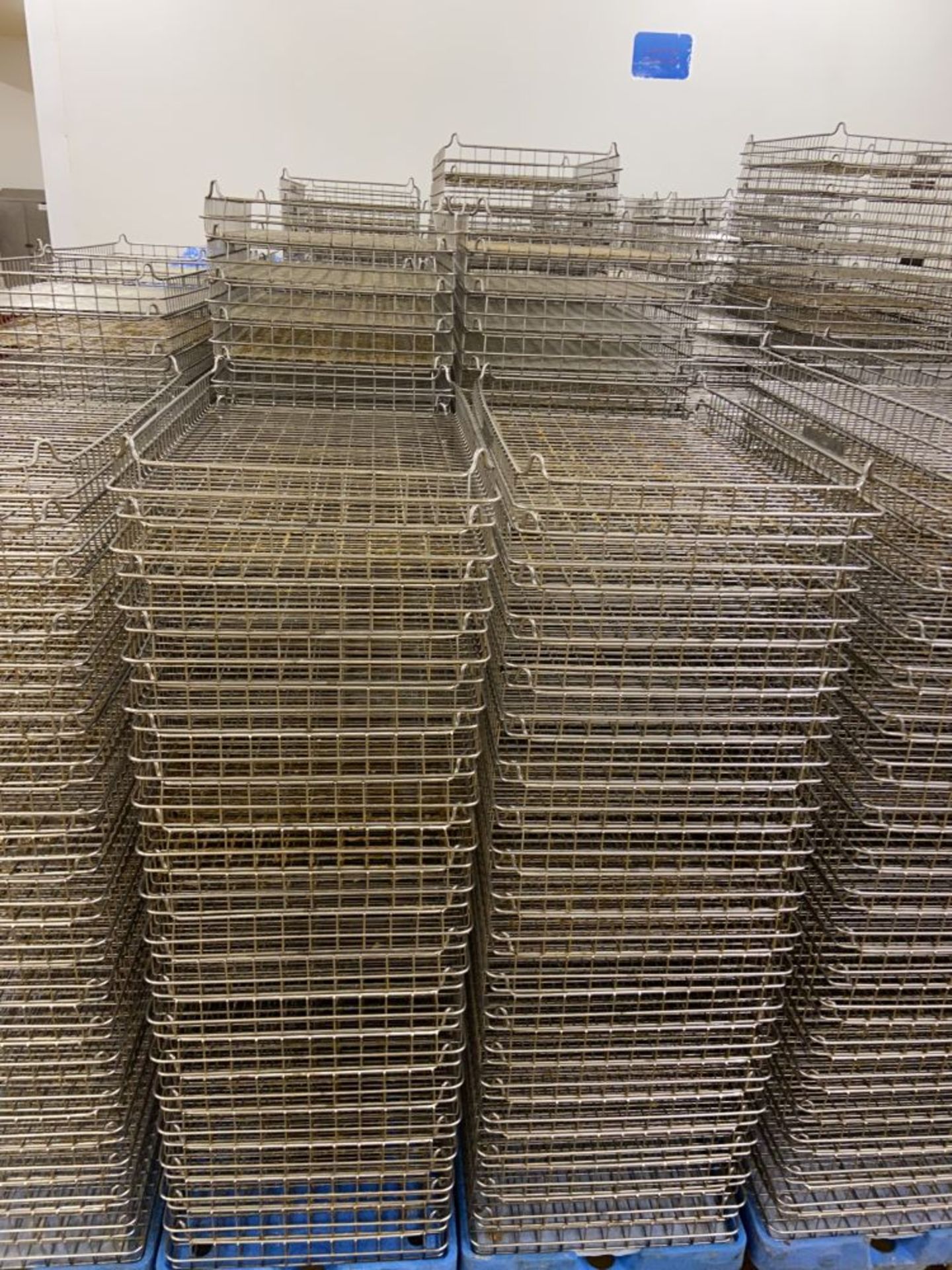 Quantity of Stainless Steel Wire Mesh Baking Trays, each approx. 740mm x 460mm, with 29 plastic - Image 2 of 3
