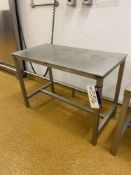 Stainless Steel Bench, approx. 1.16m x 600mmPlease read the following important notes:- ***