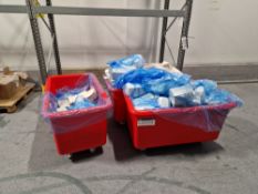 Quantity of Card Trays, as set out in 3 mobile tubs