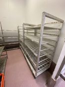 Four Stainless Steel Racks, each approx. 1.45m x 600mm x 1.8m highPlease read the following