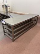 Stainless Steel Bench, approx. 2m x 600mmPlease read the following important notes:- ***Overseas