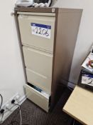 Bisley 4 Drawer Metal Filing Cabinet