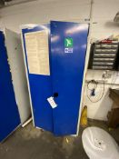 Double Door Steel Cabinet, with contents including mainly crimps and relaysPlease read the following