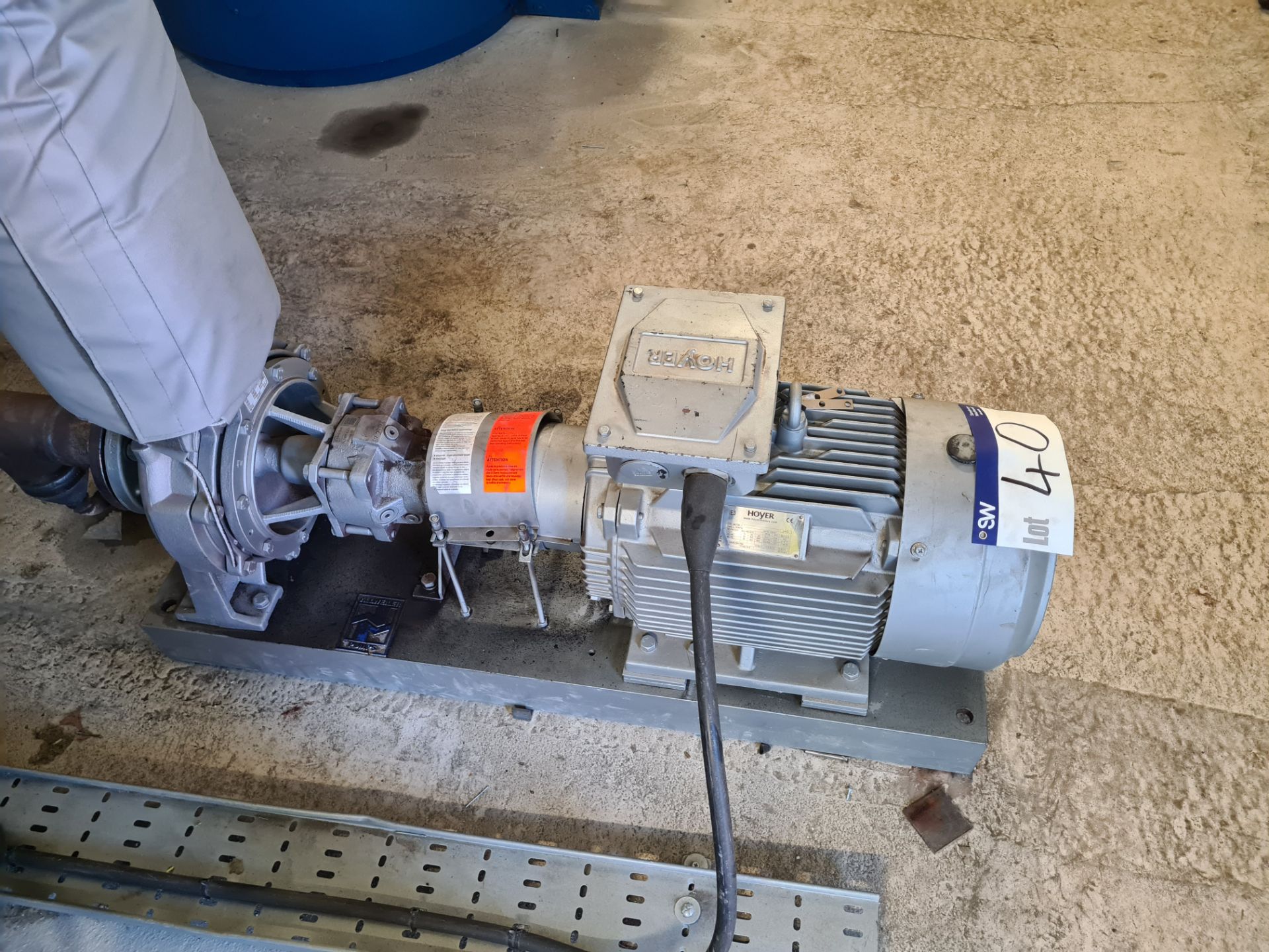 Allweiler NTWH4D-250U3 3A-K1W141 Steel Cased Centrifugal Pump, serial no. 21036747, 43.8m³/hr, - Image 2 of 4