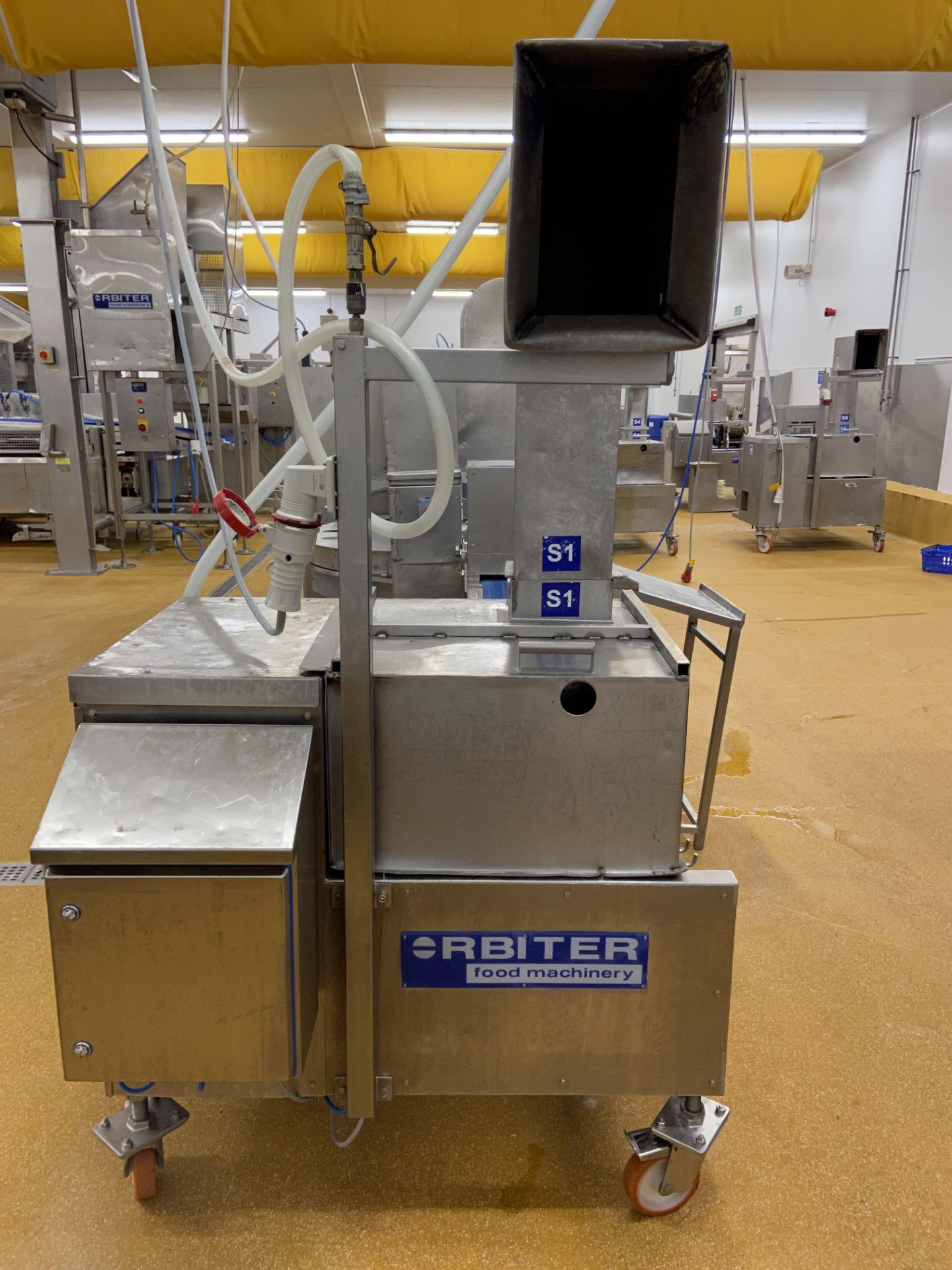 Big T ROTARY PIE FILLING & CRIMPING MACHINE (T4), with Orbiter pastry sheeter (S1), with stainless - Image 5 of 13
