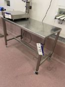 Stainless Steel Bench, approx. 1.22m x 620mmPlease read the following important notes:- ***