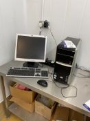 Packard Bell Intel Celeron Personal Computer (hard disk removed), with monitor, keyboard and