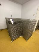 90 Wire Mesh Stainless Steel Baskets, with nine stainless steel dolliesPlease read the following