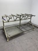 Stainless Steel Mobile Rack, approx. 2.1m x 930mmPlease read the following important notes:- ***
