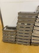 15 Stainless Steel Six Wheeled Dollies, approx. 610mm x 420mmPlease read the following important