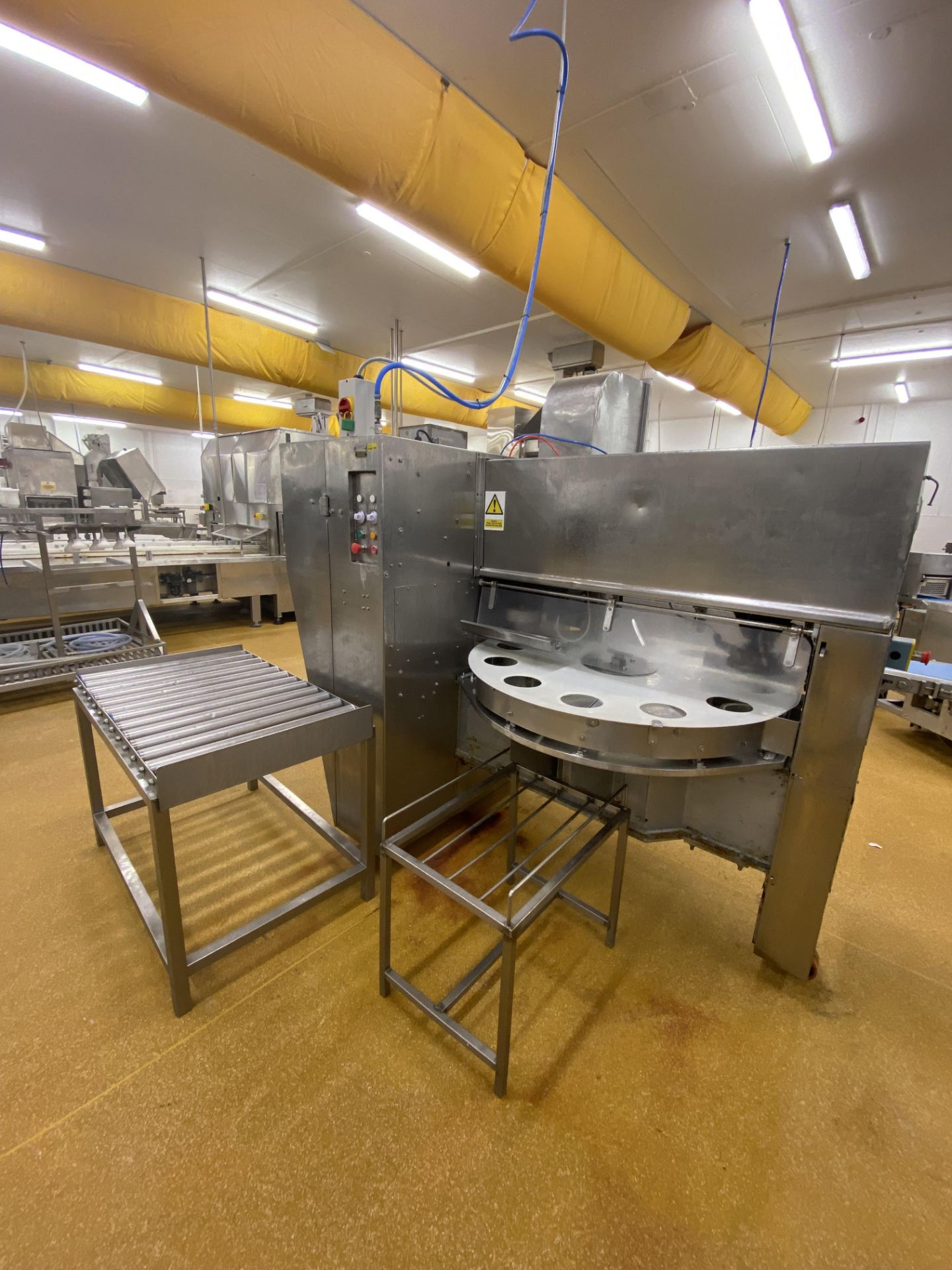 Big T ROTARY PIE FILLING & CRIMPING MACHINE (T5), with Orbiter pastry sheeter (S3), with stainless - Image 3 of 9