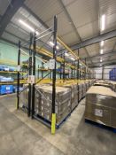 Link51 18 Bay Mainly Two Tier Boltless Pallet Racking, each bay approx. 2.6m x 1.1m x 3.6m