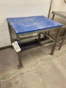 Stainless Steel Framed Bench, approx. 860mm x 660mmPlease read the following important notes:- ***