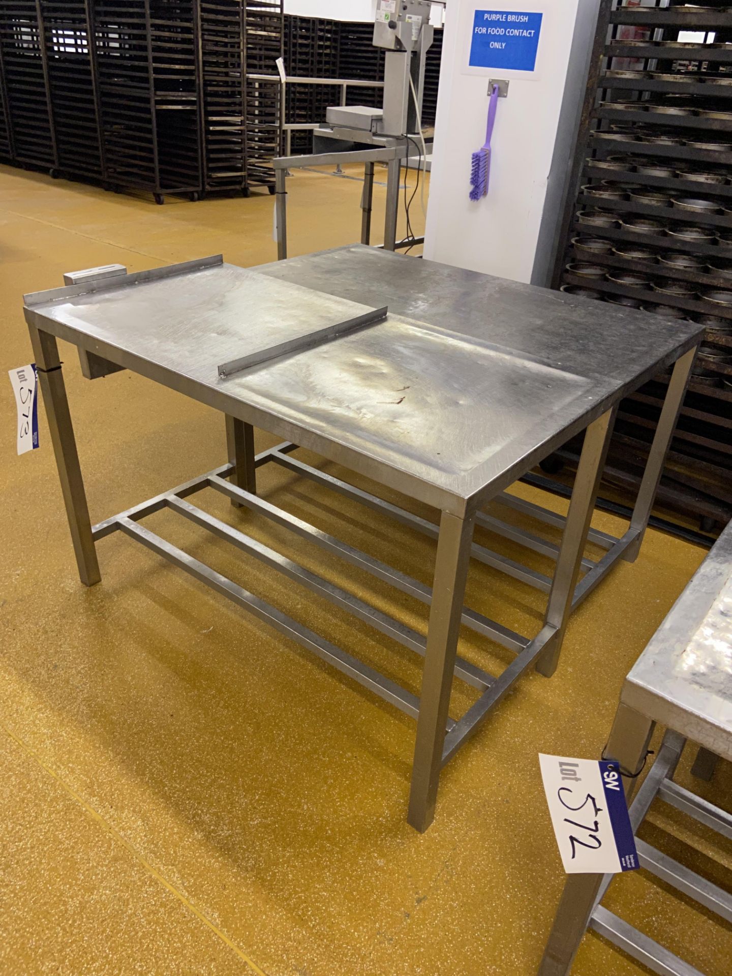 Two Stainless Steel Benches, approx. 1.2m x 600mmPlease read the following important notes:- *** - Image 2 of 2