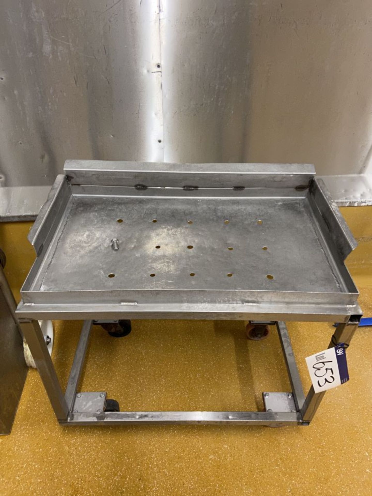 Stainless Steel Trolley, approx. 770mm x 500mmPlease read the following important notes:- *** - Image 2 of 2