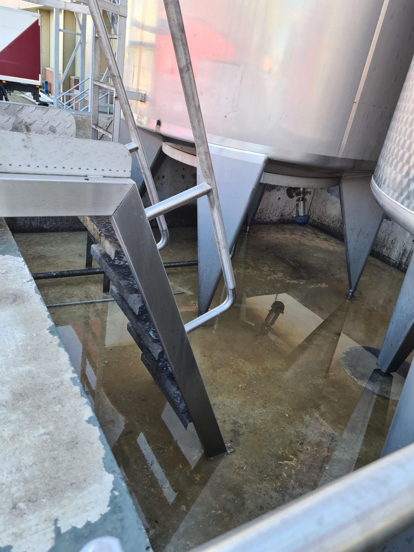 Stainless Steel Walkover, 1.65m high x 650mm clearance (reserve removal until tanks have been - Image 2 of 2