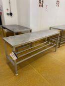 Stainless Steel Bench, approx. 1.8m x 600mmPlease read the following important notes:- ***Overseas