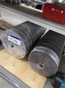 Two Rolls of Stainless Steel Wire Mesh Belting (understood to be for Scotch Egg Line)Please read the