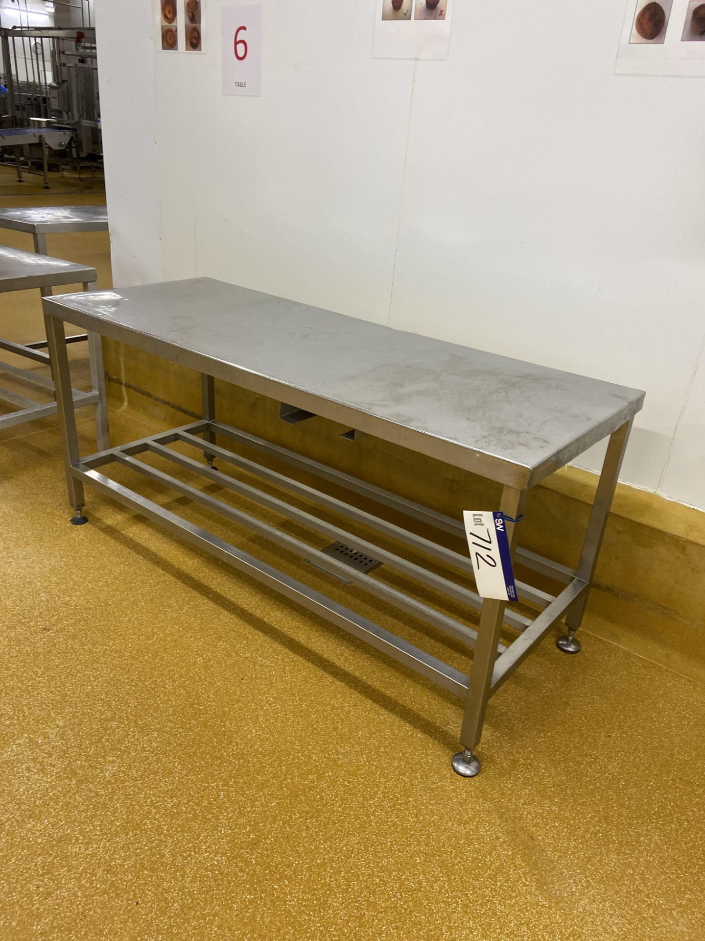 Stainless Steel Bench, approx. 1.8m x 700mmPlease read the following important notes:- ***Overseas