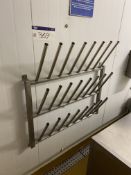 Two Stainless Steel Wall Mounted Shoe/ Boot RacksPlease read the following important notes:- ***