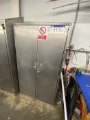 Hygienox Stainless Steel Double Door Cabinet, with contentsPlease read the following important