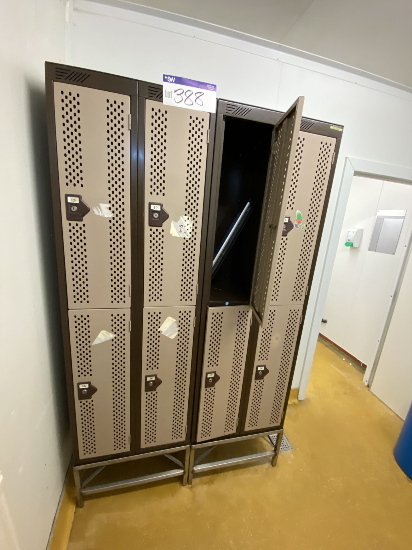 Assorted Personnel Lockers, as set out in Female Changing Room (no keys)Please read the following