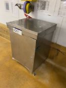 Syspal Single Door Stainless Steel Cabinet, approx. 690mm x 630mmPlease read the following important