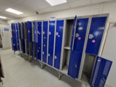 Fithteen 2 Blue Door Metal Personal Lockers