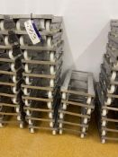 15 Stainless Steel Six Wheeled Dollies, approx. 610mm x 420mmPlease read the following important