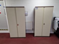 Two Bisley 2 Door Filing Cabinets