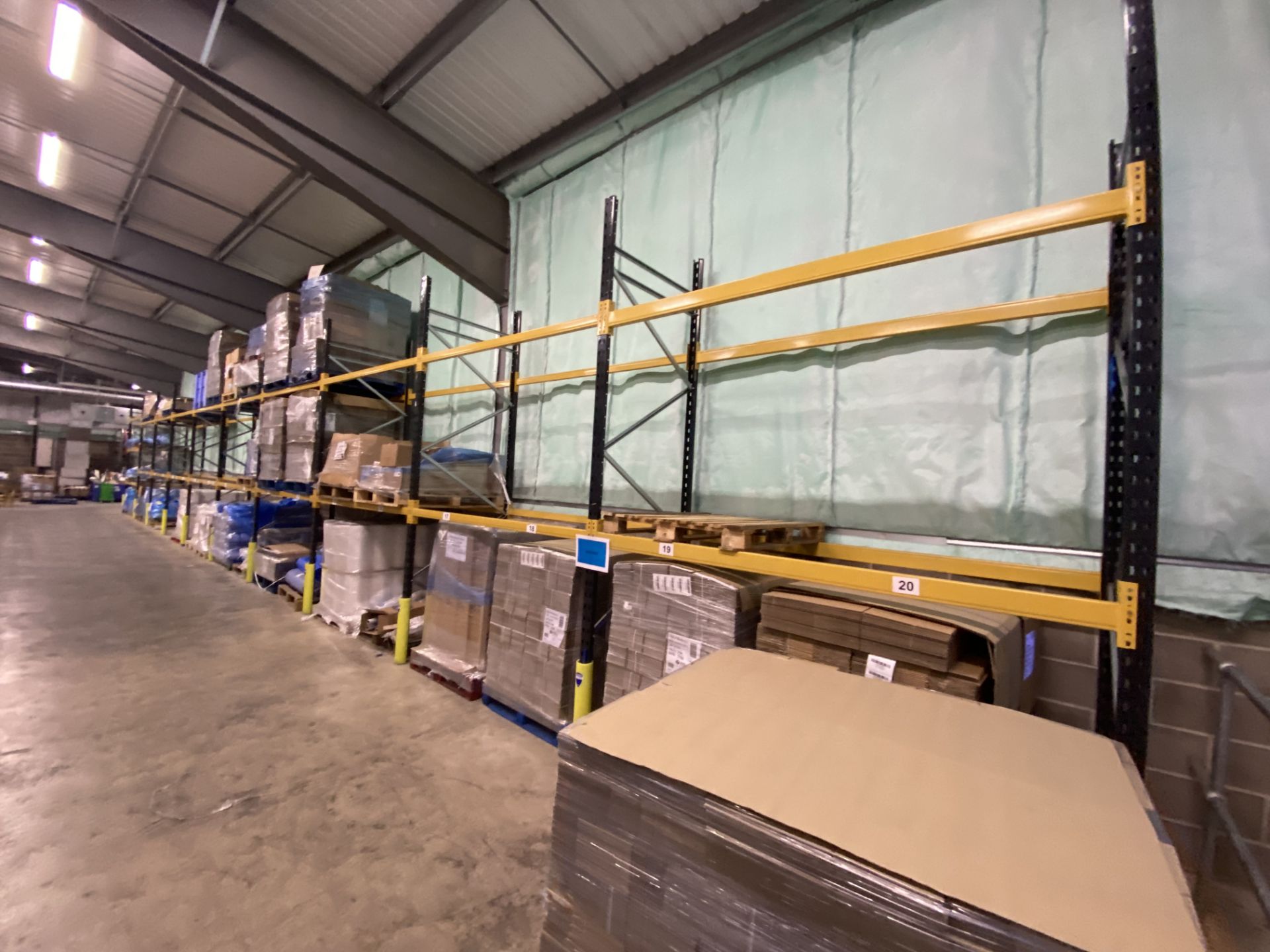 Link51 Ten Bay Mainly Two Tier Boltless Pallet Racking, each bay approx. 2.6m x 1.1m x 3.6m - Image 3 of 5