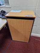 Light Oak Veneered Confidential Waste Bin