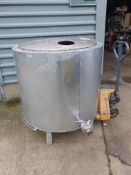 500L Stainless Steel Tank, with hot water jacket (