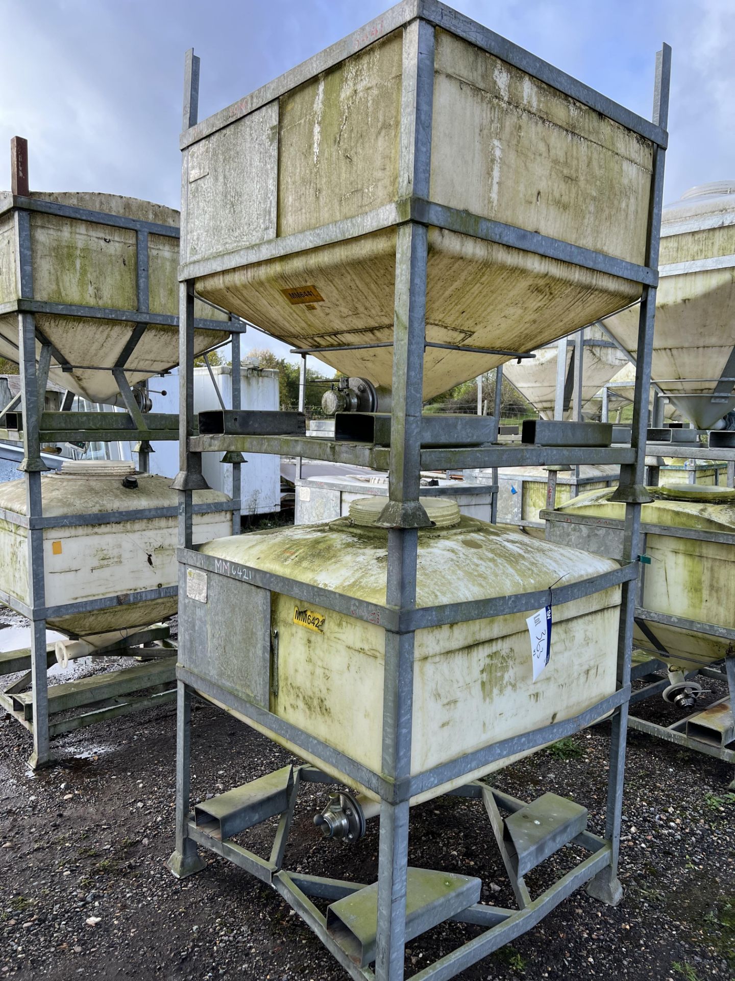 Conical Drums, approx. 1.1m x 1.1m x 1.35m high, l - Image 3 of 4